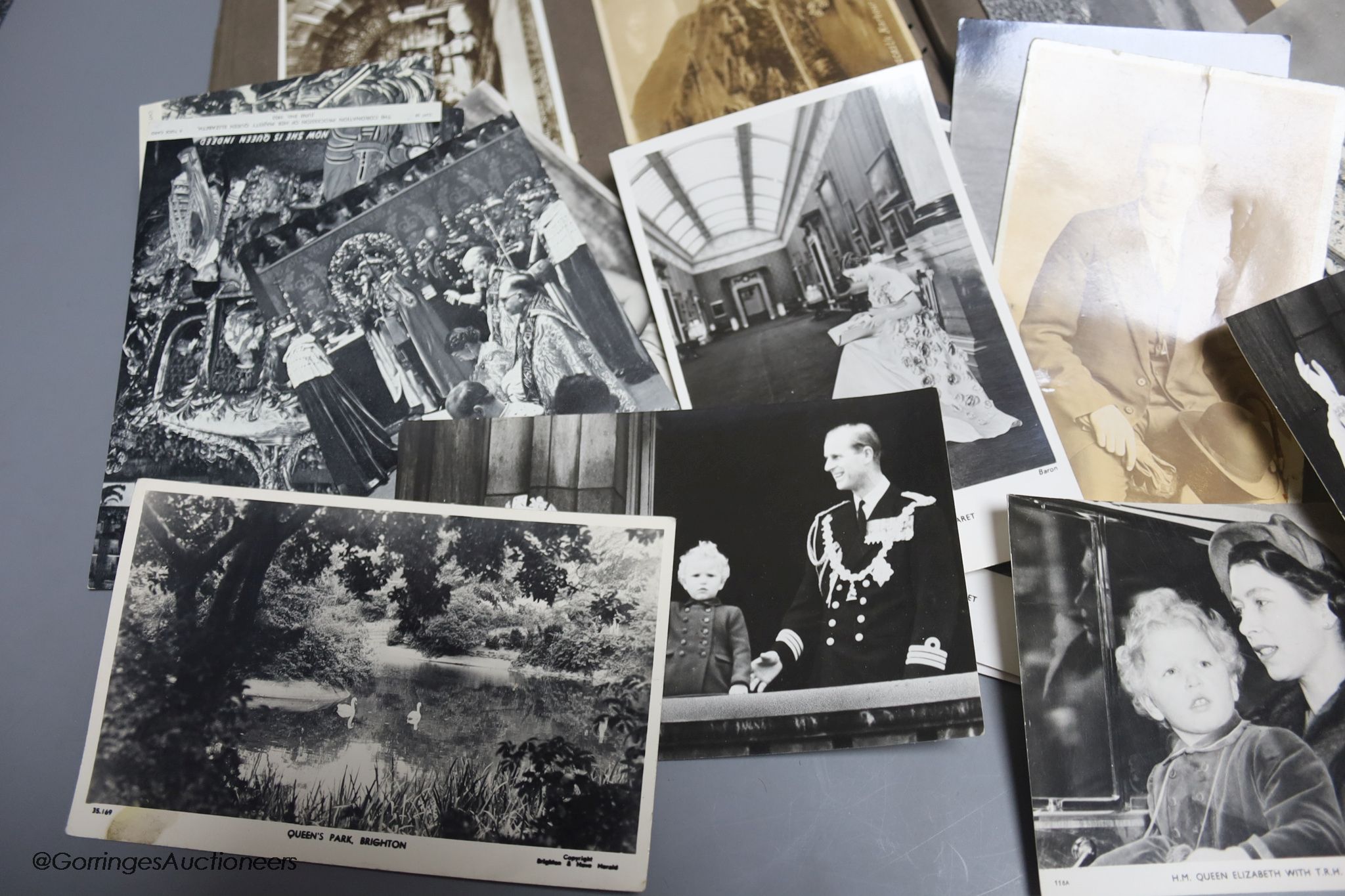 A quantity of various postcards